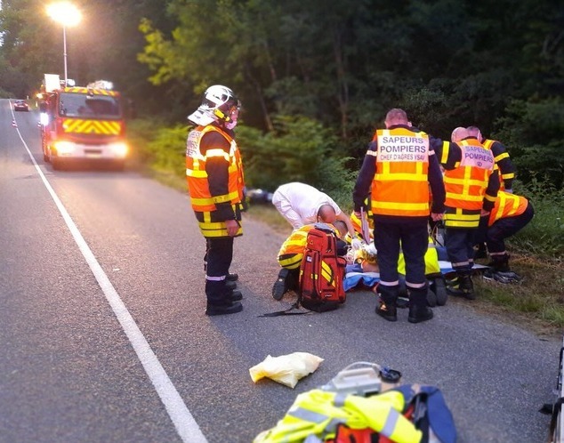 chapitre de la formation secourisme des JSP de vert le grand